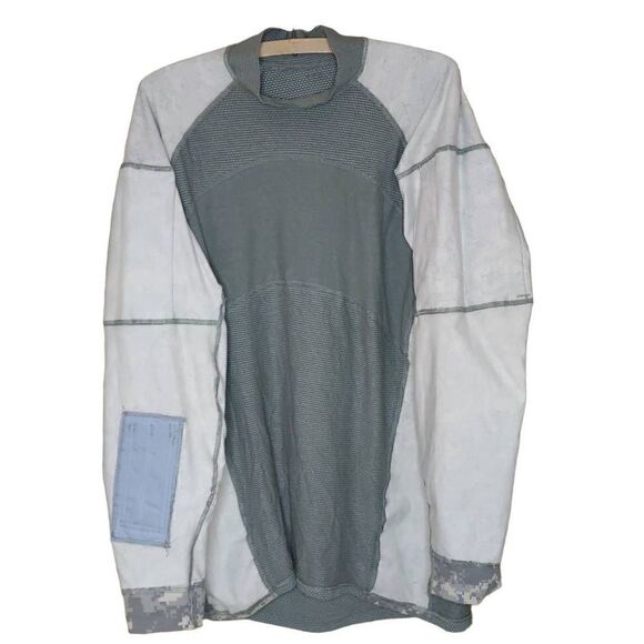 Massif Men’s Camo Flame Resistant Long Sleeve Army Combat Shirt Green XL - Picture 14 of 15